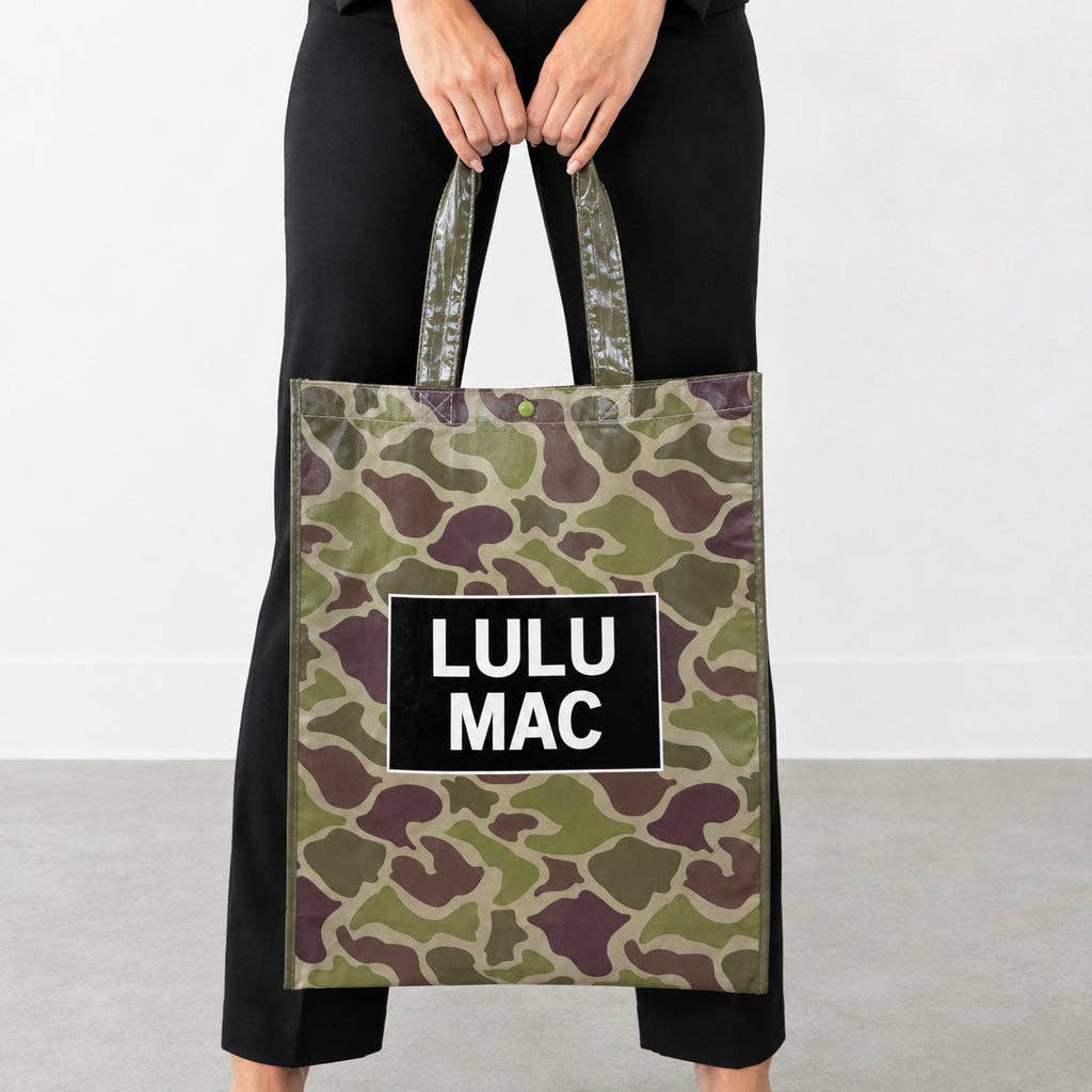 LM-BG-1004 REUSABLE TOTE - LT. CAMO
