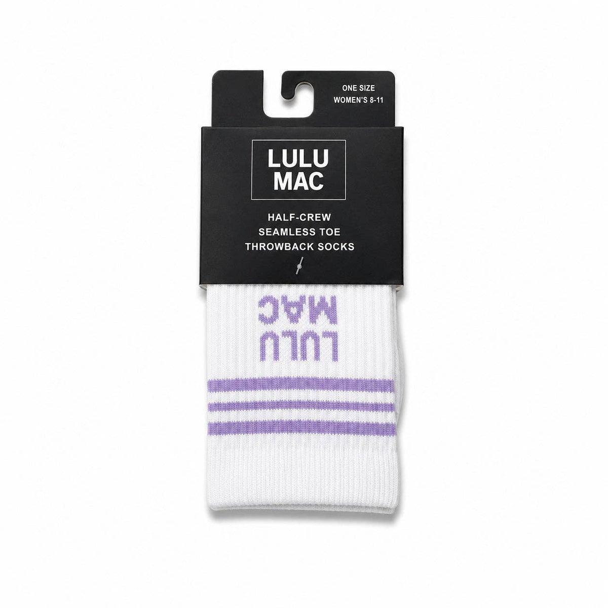 LM-SO-1001 Lulu Mac Socks Single Pair - LAVENDER
