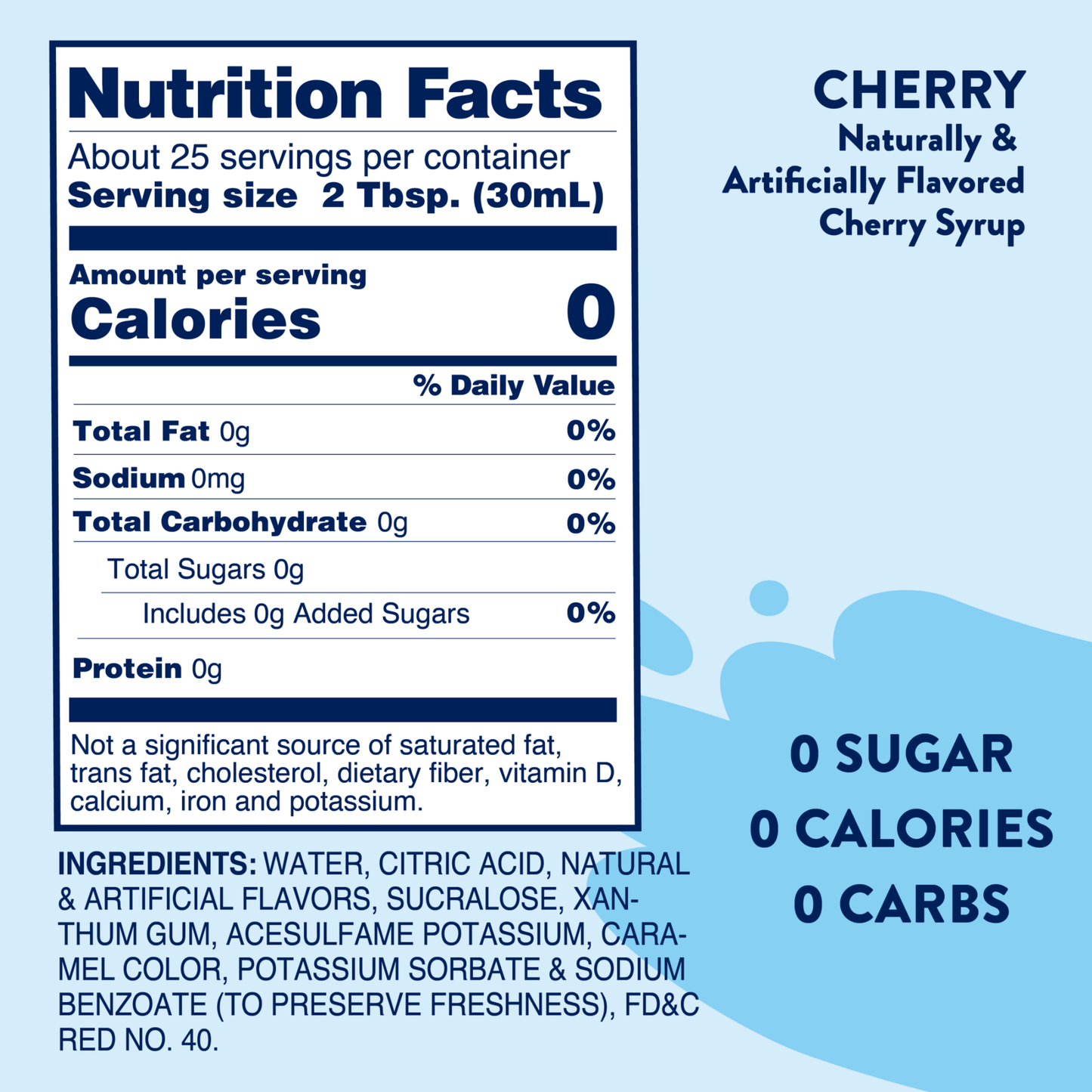Sugar Free Cherry Syrup
