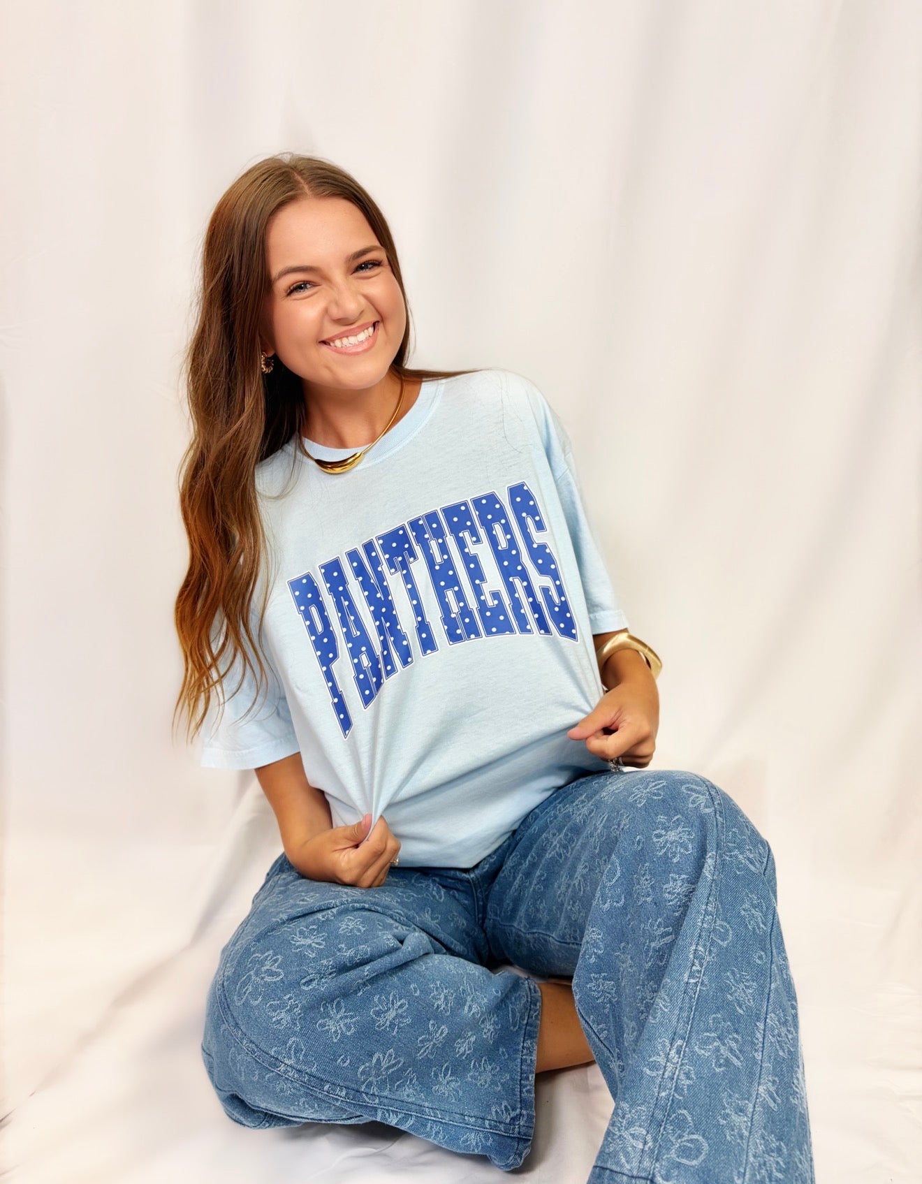 Panthers Polka Dot Tee