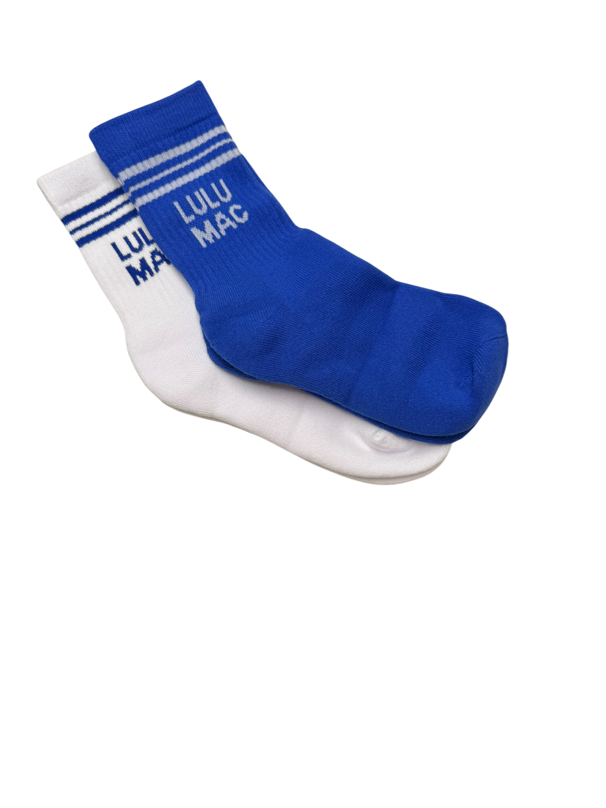 LM-SO-1000 Lulu Mac Socks 2 Pair Box- ROYAL/ROYAL