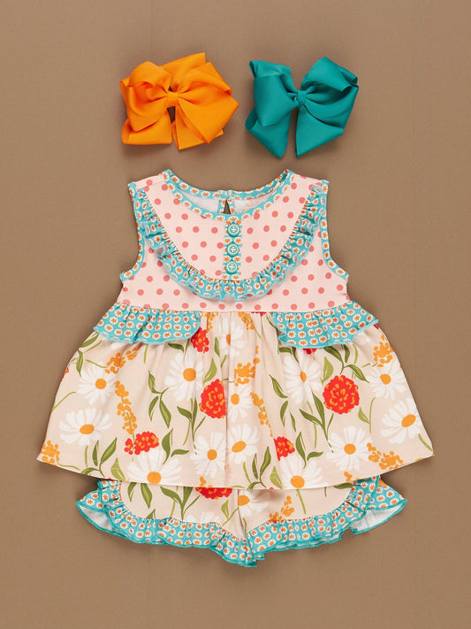 Daisy Janes Ruffle Trim Outfit