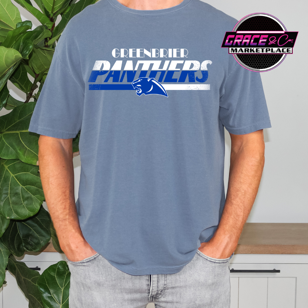 Greenbrier Panthers Retro Tee