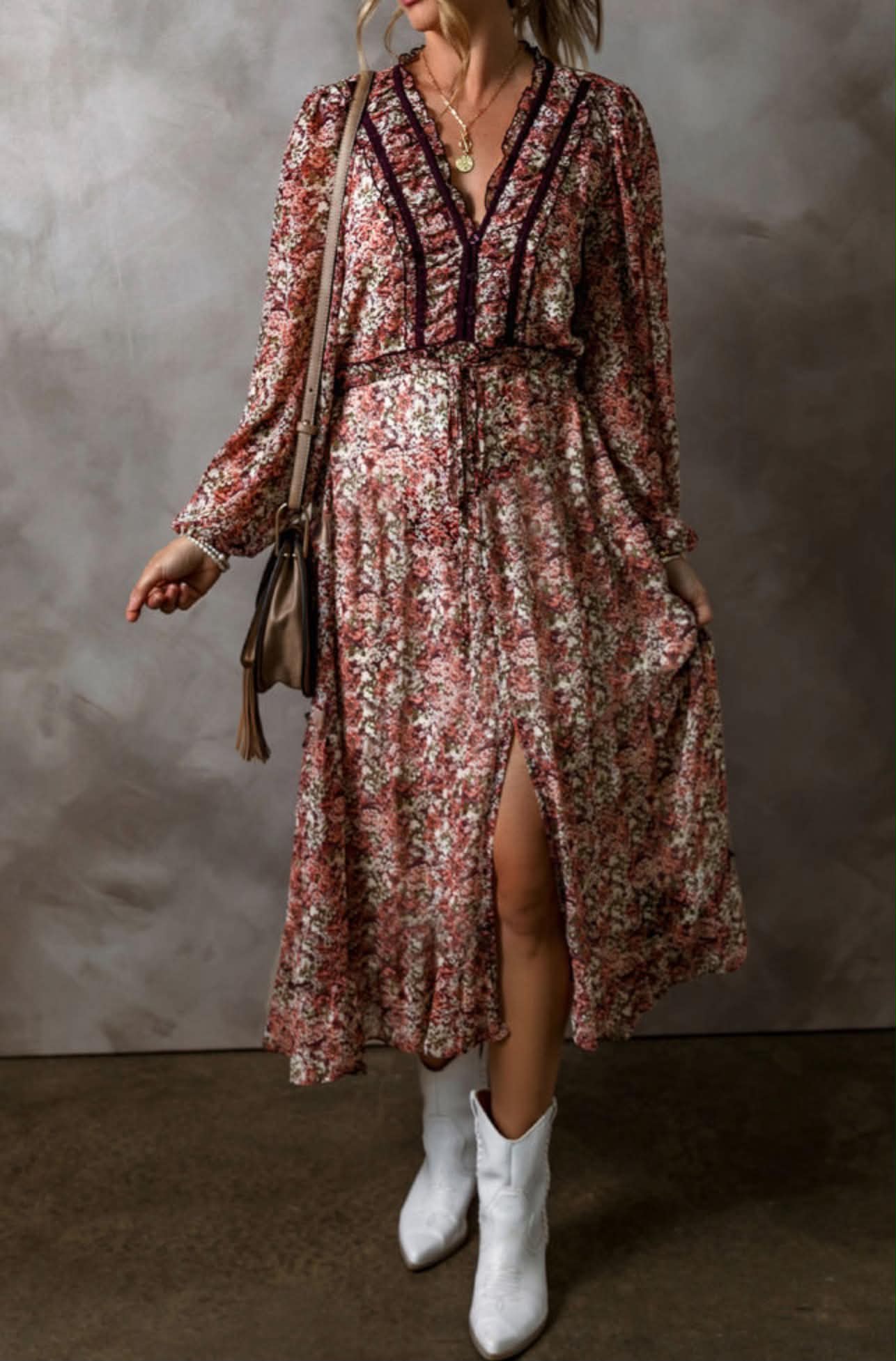 Ditzy Day Fall Dress