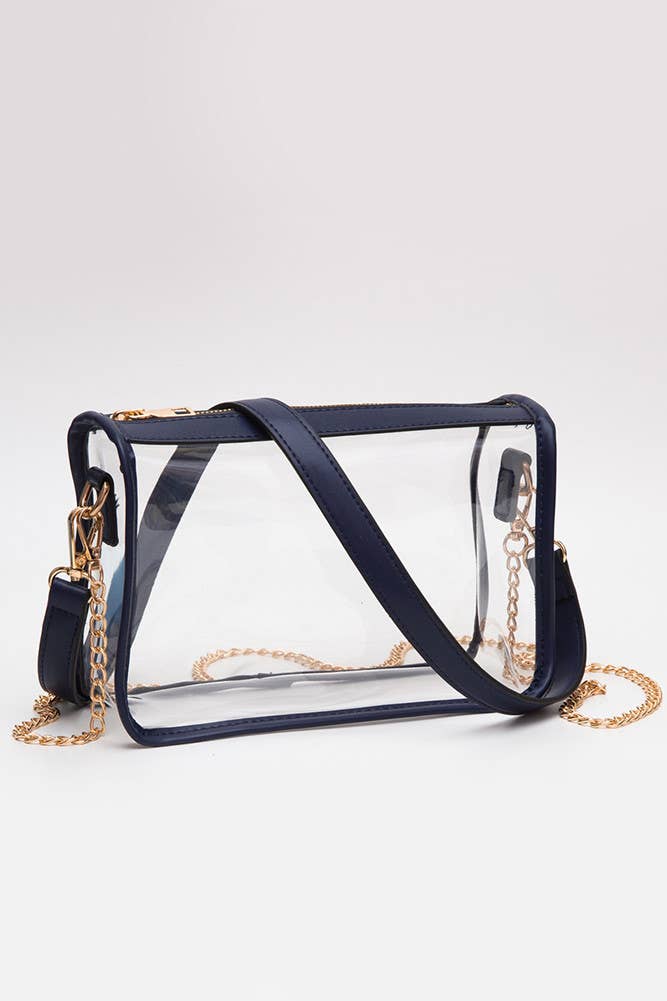Game Day Stadium Clear Rectangle Crossbody Bags