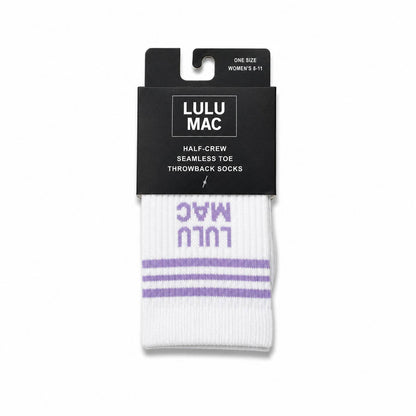 LM-SO-1001 Lulu Mac Socks Single Pair - LAVENDER