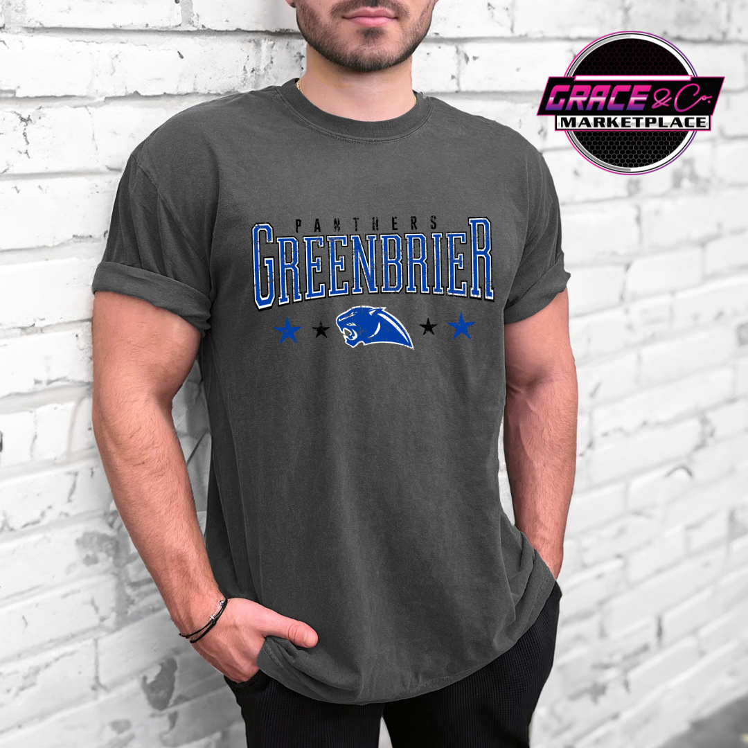 Panthers Greenbrier Tee