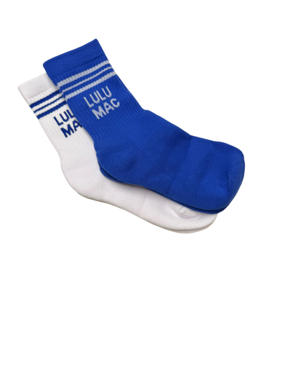 LM-SO-1000 Lulu Mac Socks 2 Pair Box-  ROYAL/ROYAL