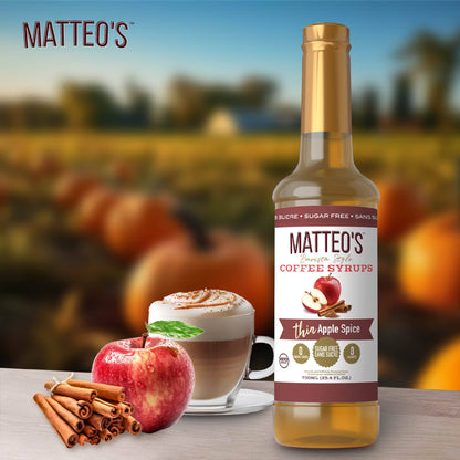 Sugar Free Coffee Syrup, Apple Spice