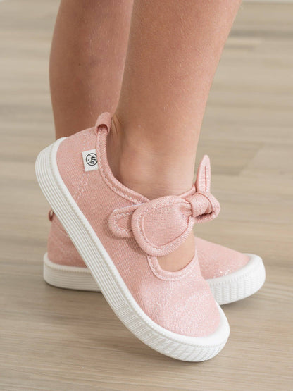 Girls' Sparkly Bow Mary Jane Sneaker